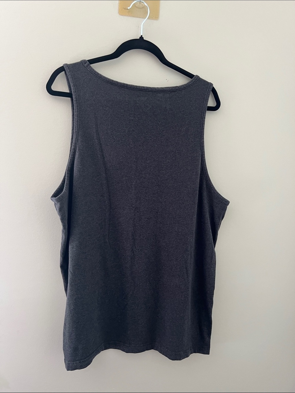 H&M Regular Fit Gray Tank Top Sleeveless Shirt XL - Picture 2 of 6